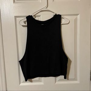 Aerie Black Faded Muscle Tank Size Small